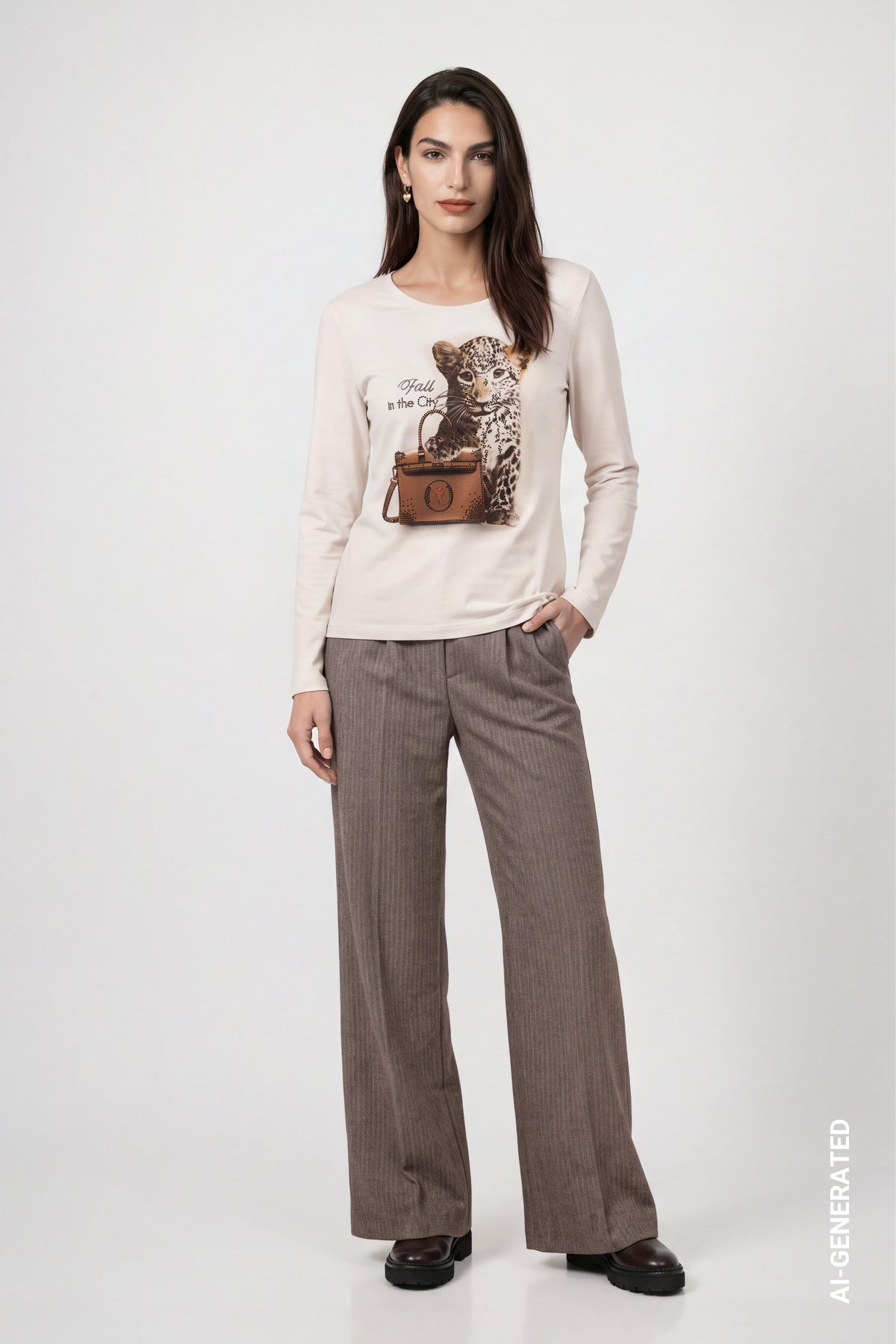 Monari T-Shirt Warm Beige 810432