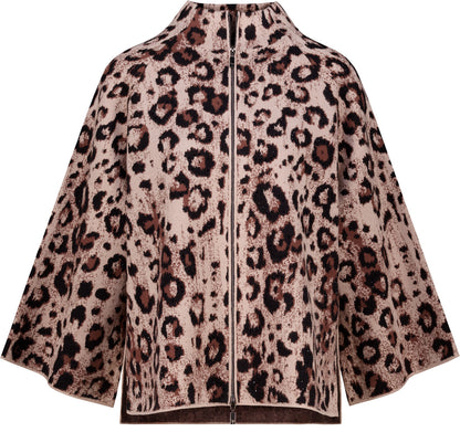 Monari Leopard Jacket Sesame Pattern 810366