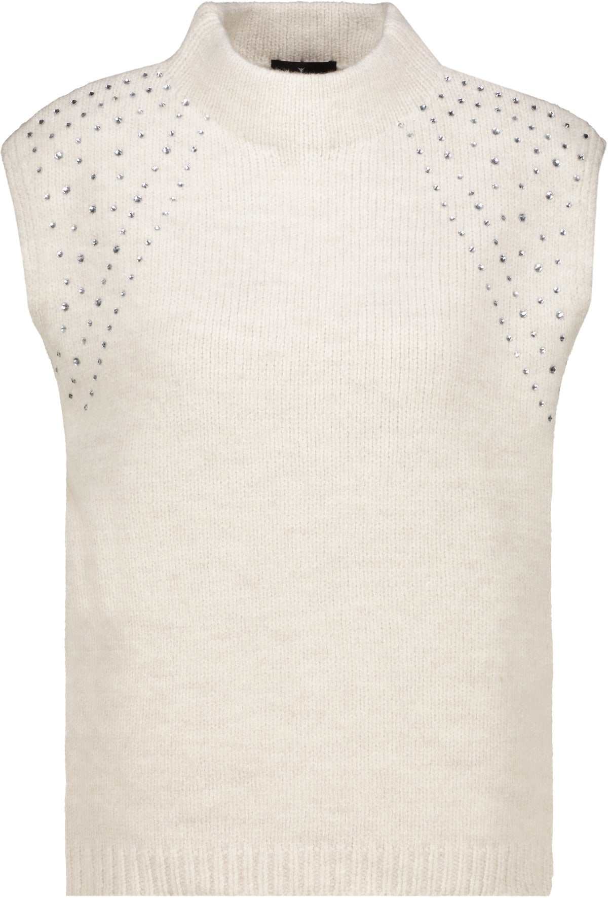 Monari Knitted Vest Warm Beige 810352