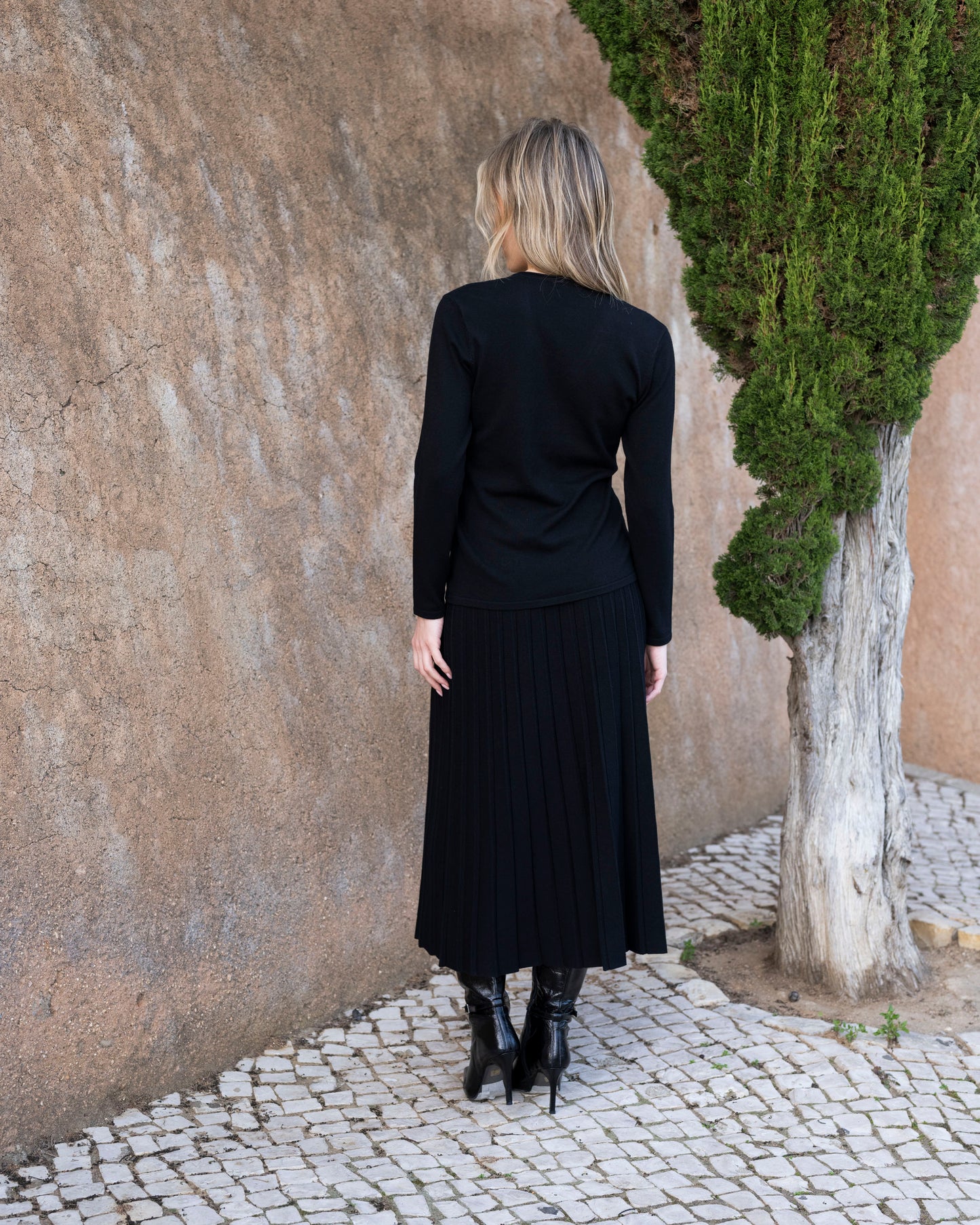 Marble Sweater 7119 Black