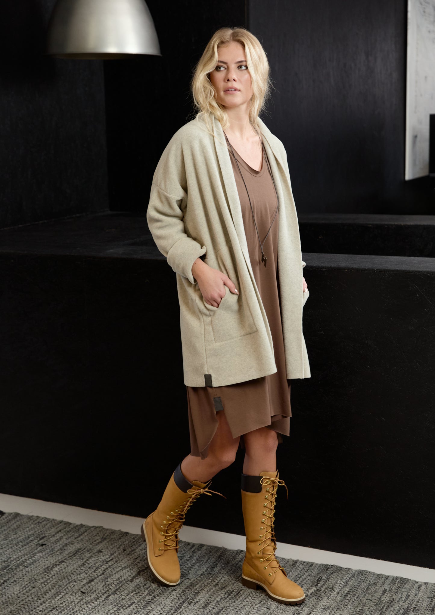 Henriette Steffensen Cardigan 7173 Sand