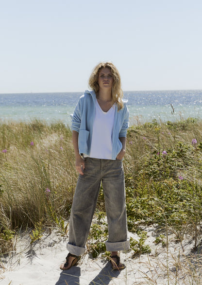 Henriette Steffensen Cardigan 7176 Dusty Blue