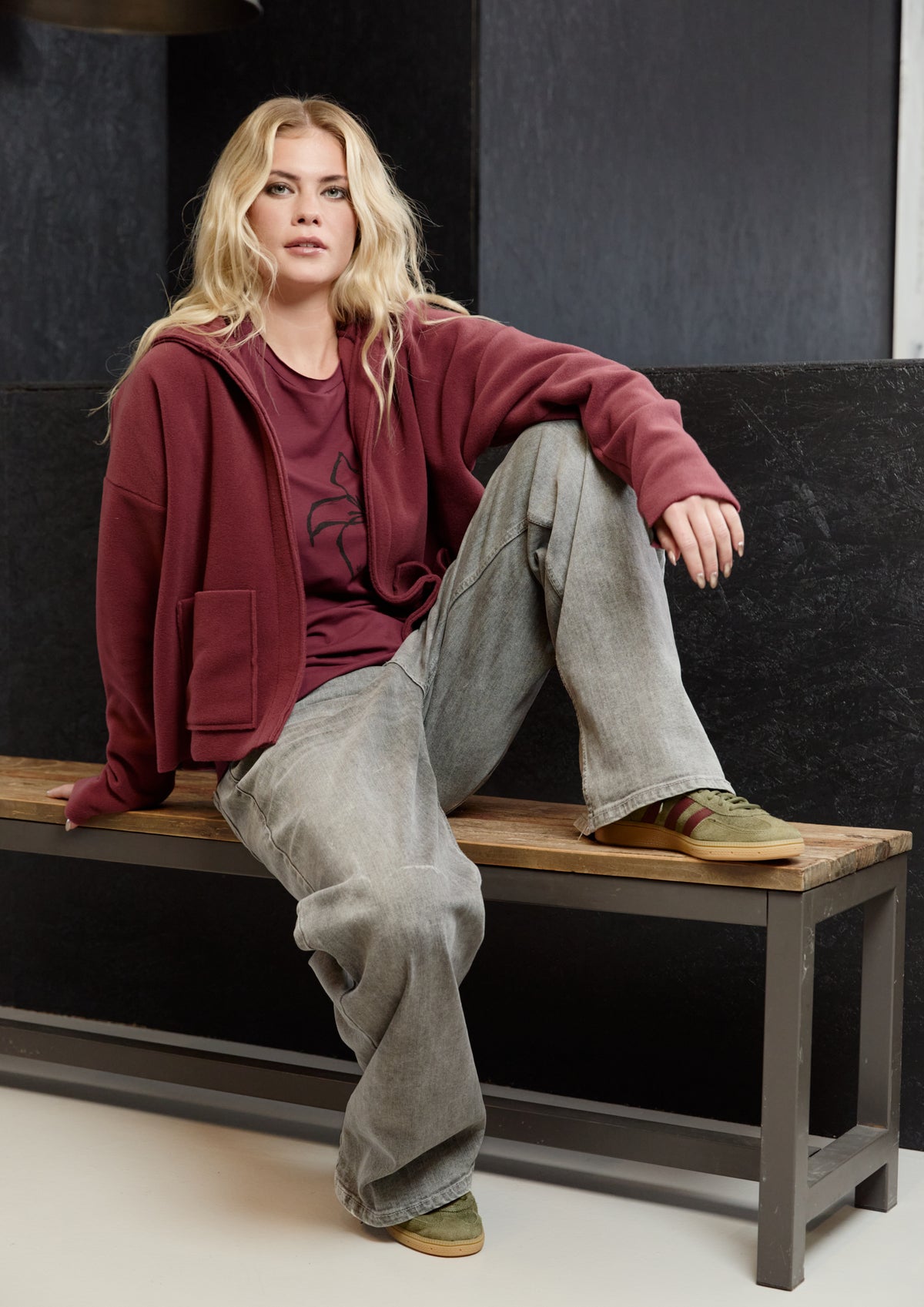 Henriette Steffensen Cardigan 7176 Bordeaux