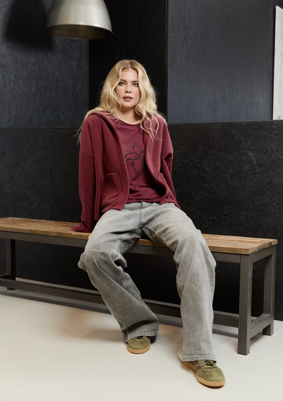 Henriette Steffensen Cardigan 7176 Bordeaux