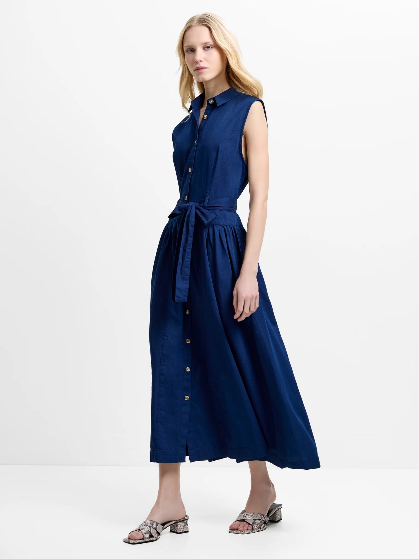 French Connection Zaves Chambray Denim Dress