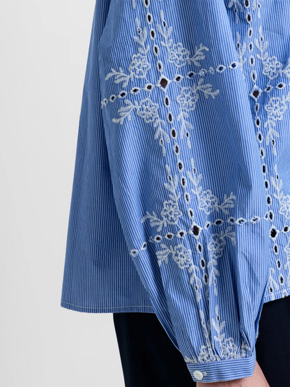 French Connection Grayson Embroidered Top