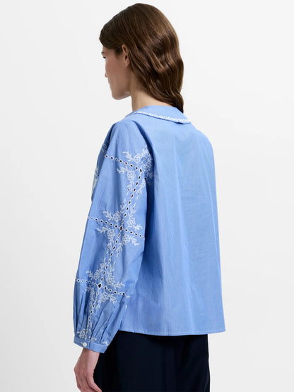 French Connection Grayson Embroidered Top