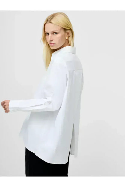 French Connection White Back Slit Shirt