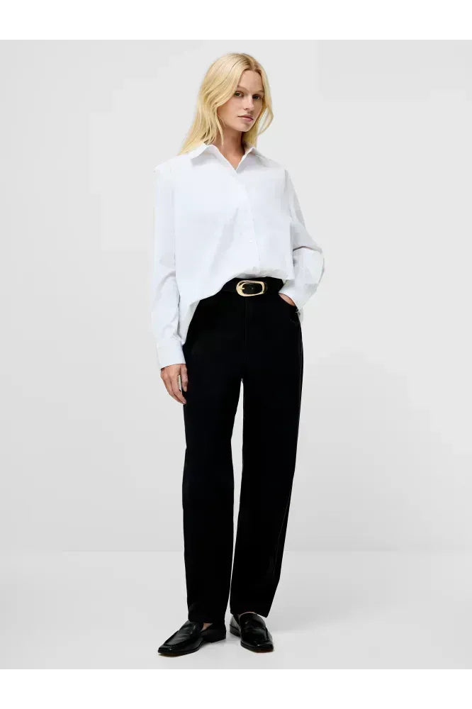 French Connection White Back Slit Shirt