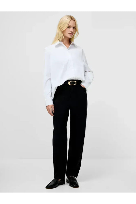 French Connection White Back Slit Shirt