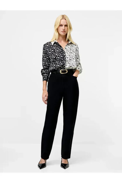 French Connection Blackout Harriet Mix Delancey Shirt