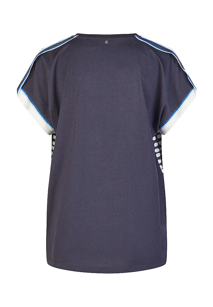 Marc Aurel Print Blouse Blue