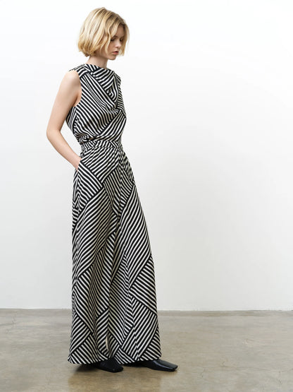 French Connection Striped Damasco Trousers