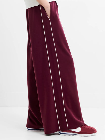French Connection Wren Trousers Berry Red