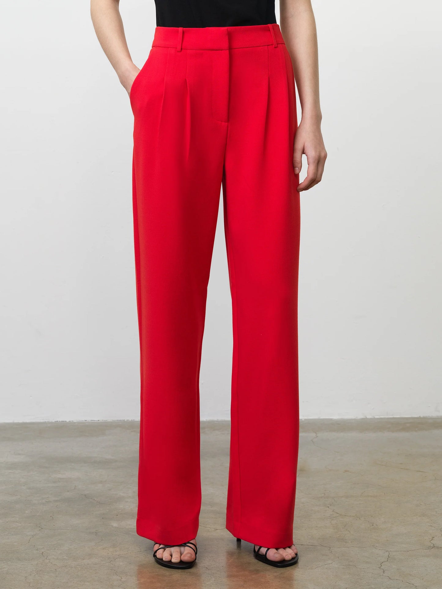 French Connection Carlie Trouser Red