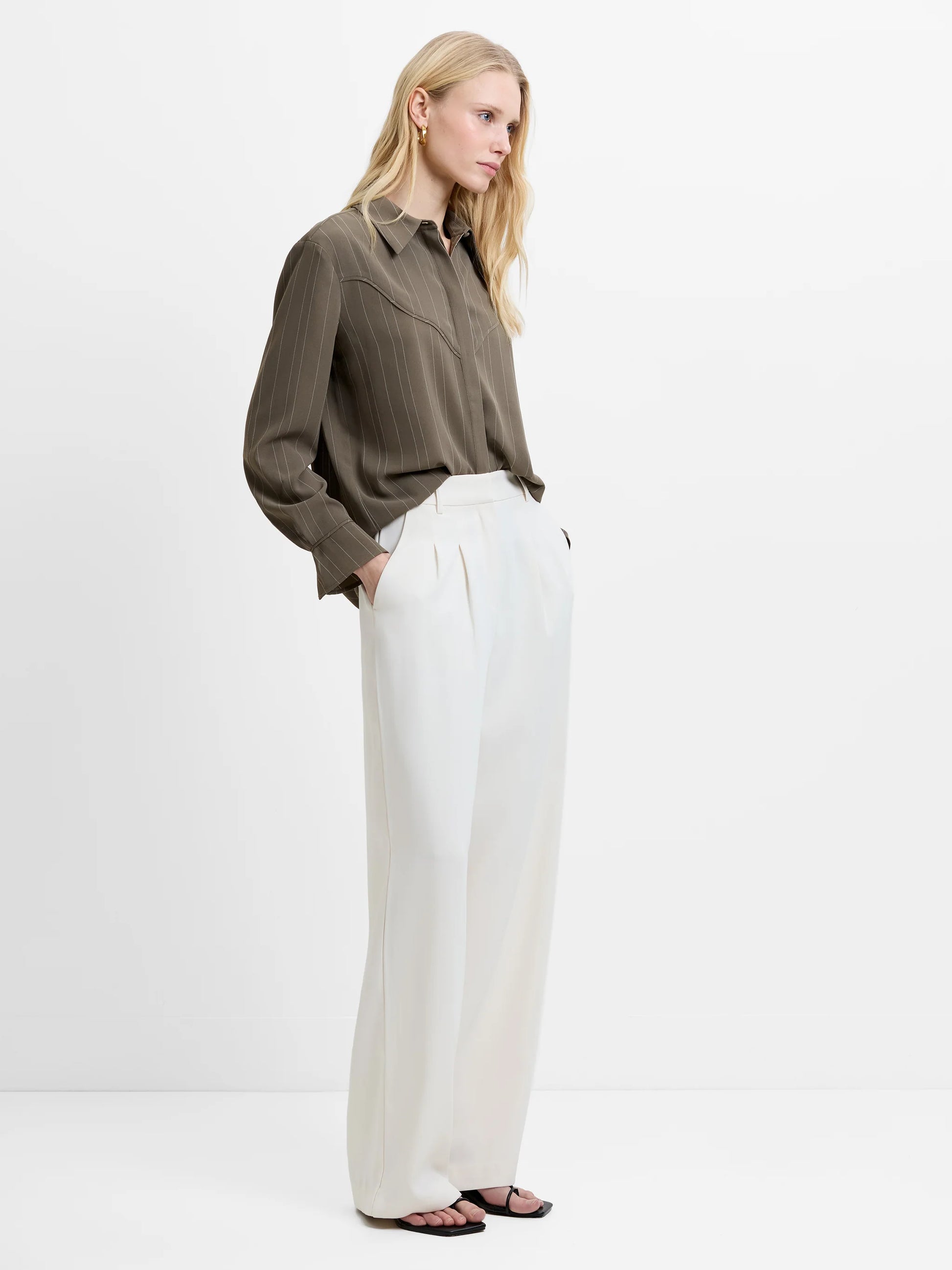 French Connection Harrie Trousers Cream