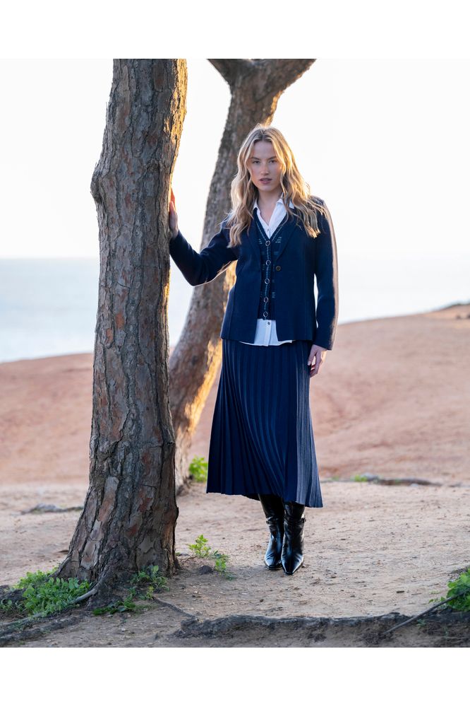 Marble Blazer 7597 Navy