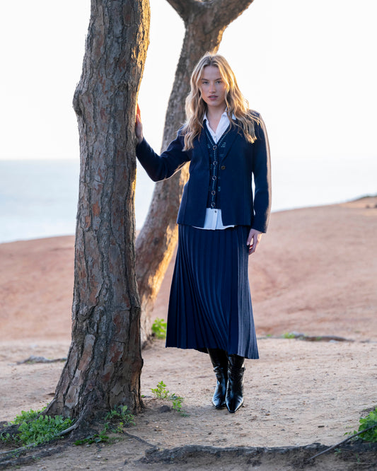 Marble Blazer 7597 Navy