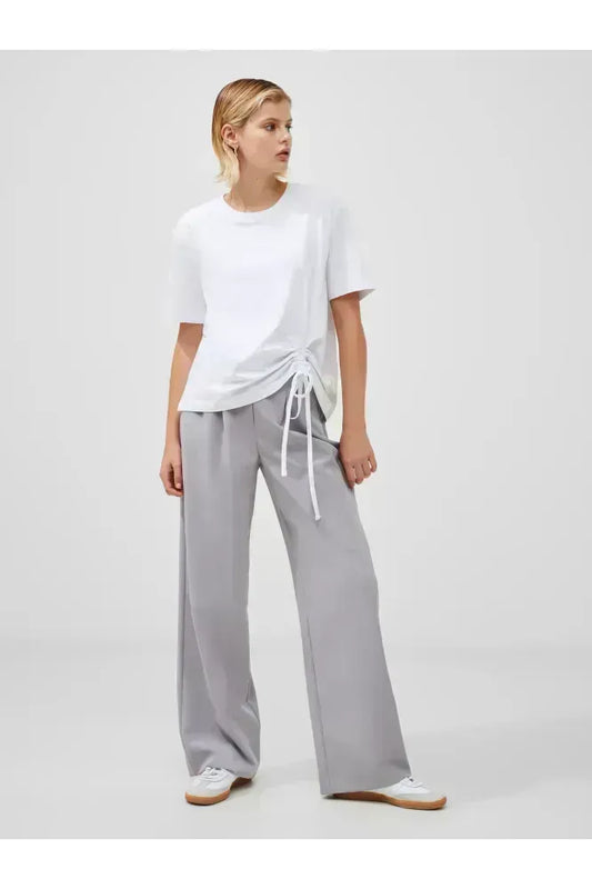 French Connection White Rallie Cotton T-Shirt