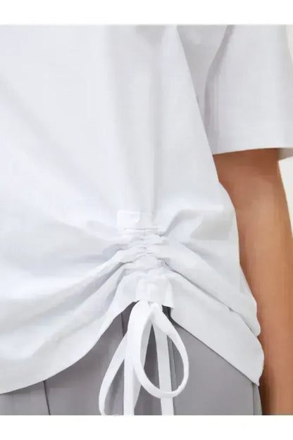 French Connection White Rallie Cotton T-Shirt