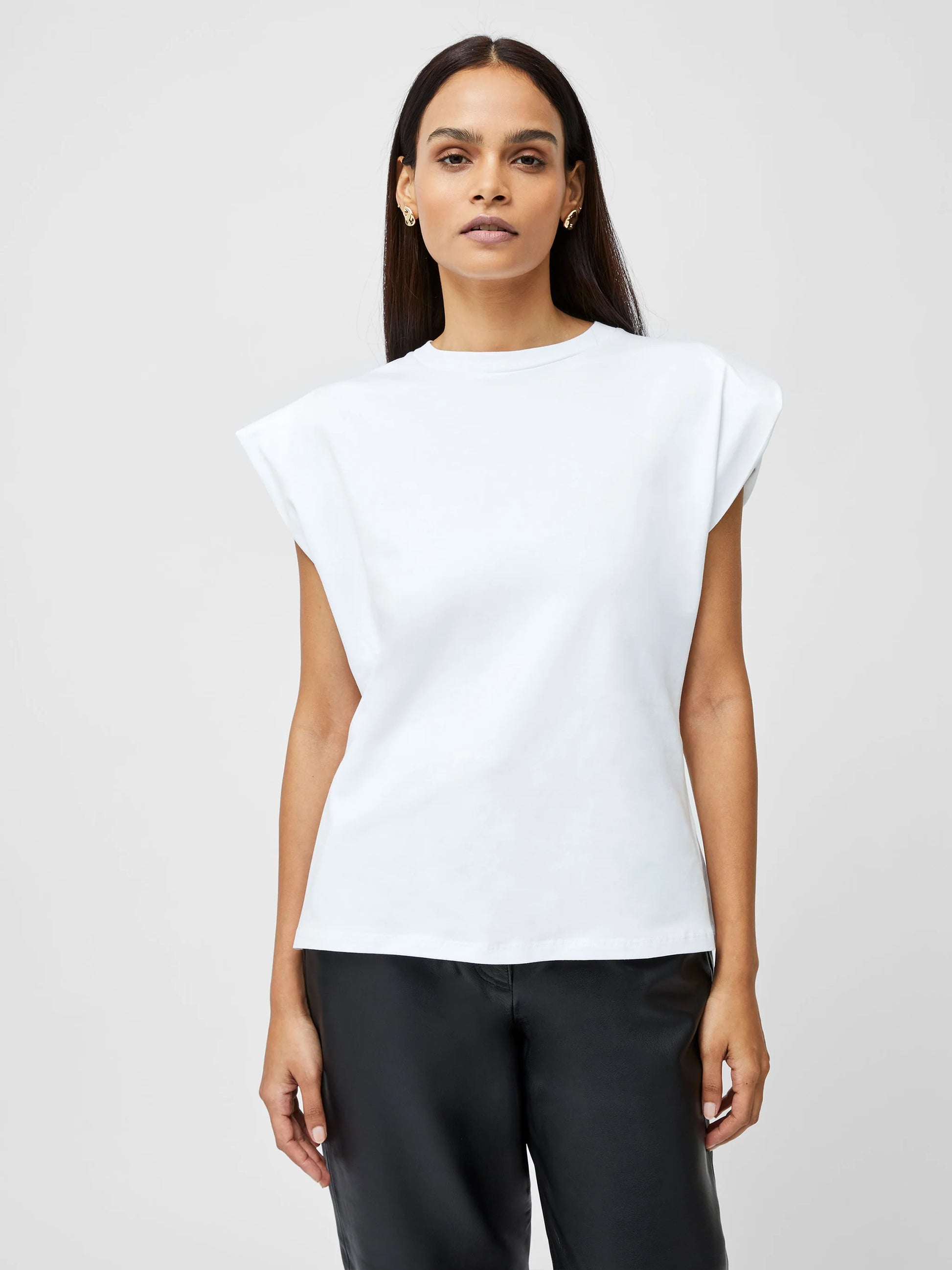 French Connection Rallie Tank Top White