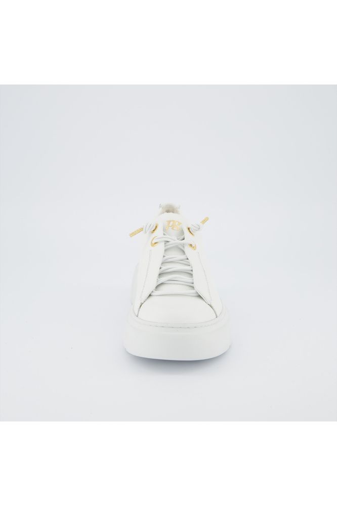 SS25 PAUL GREEN Leather Trainer Ivory