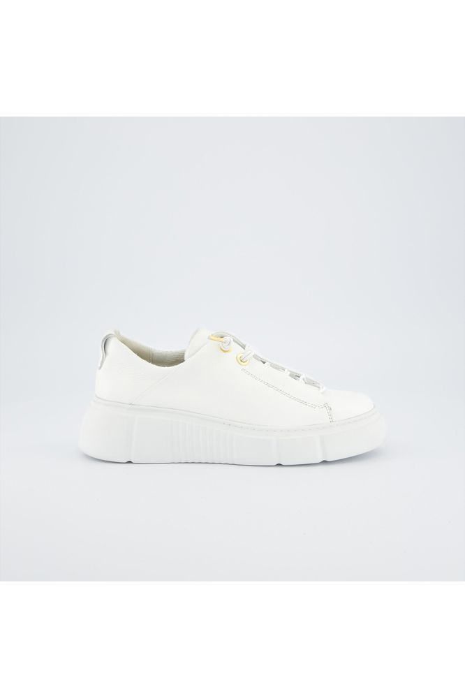 SS25 PAUL GREEN Leather Trainer Ivory