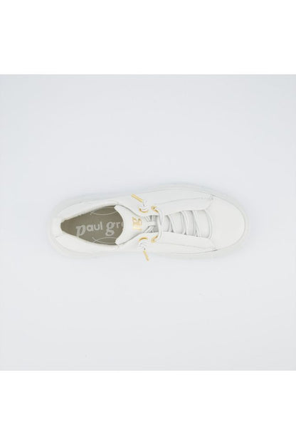 SS25 PAUL GREEN Leather Trainer Ivory