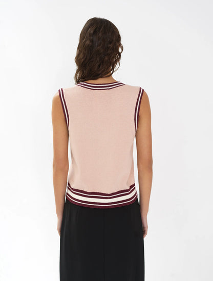 French Connection Junie Striped Vest
