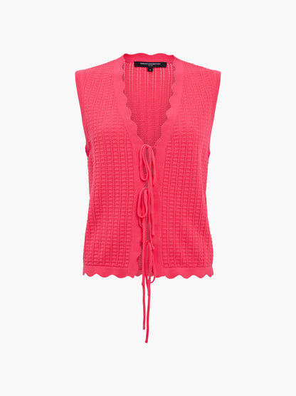 French Connection Lois Mozart Tie Detail Top