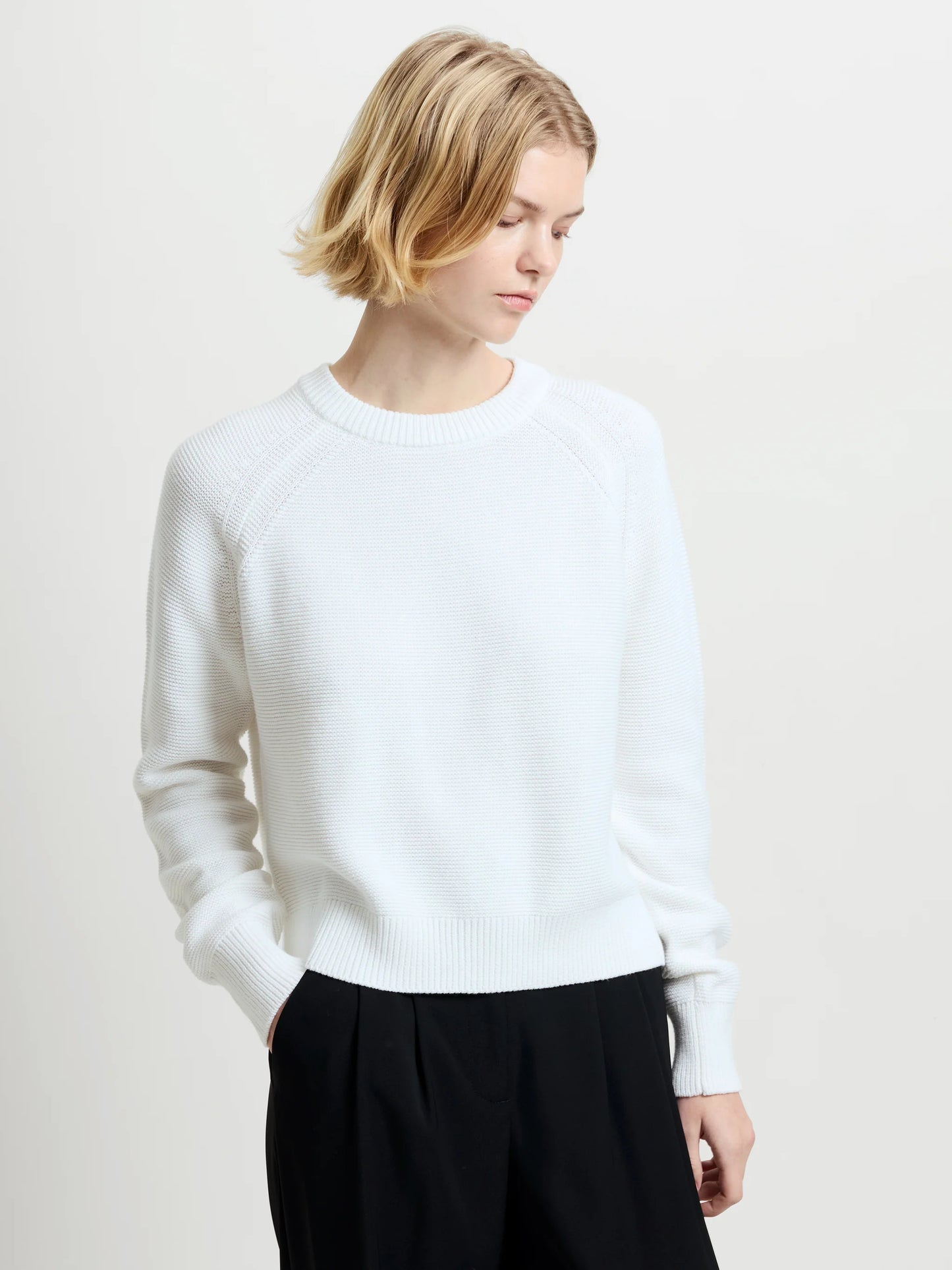 French Connection Lilly Mozart Jumper-Summer White
