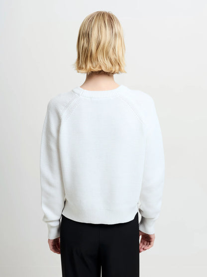 French Connection Lilly Mozart Jumper-Summer White