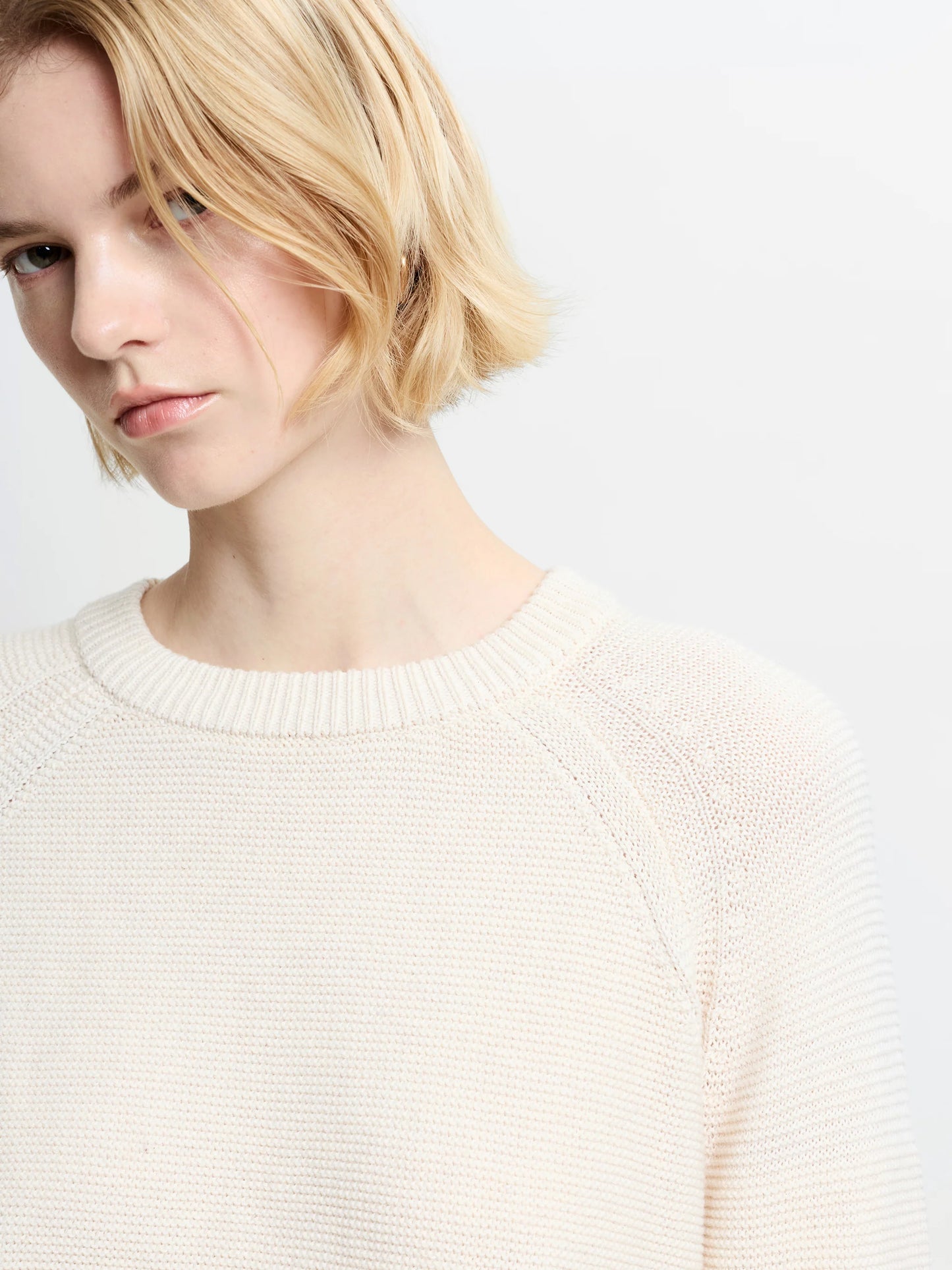 French Connection Lilly Mozart Jumper-Oatmeal