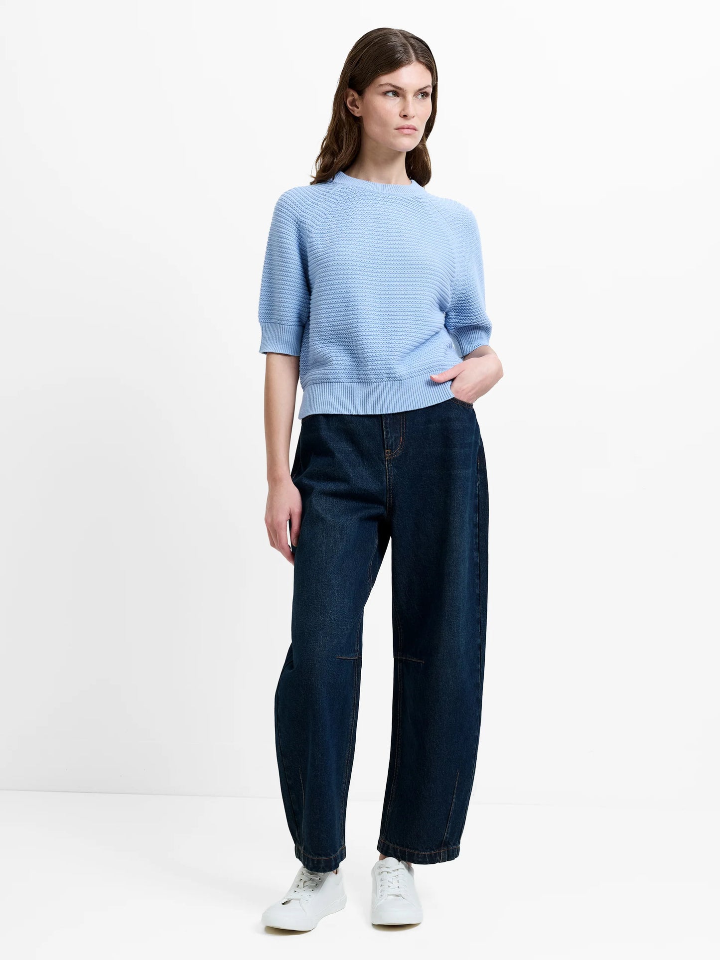 French Connection Lily Mozart Knit-Blue