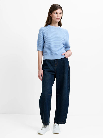 French Connection Lily Mozart Knit-Blue