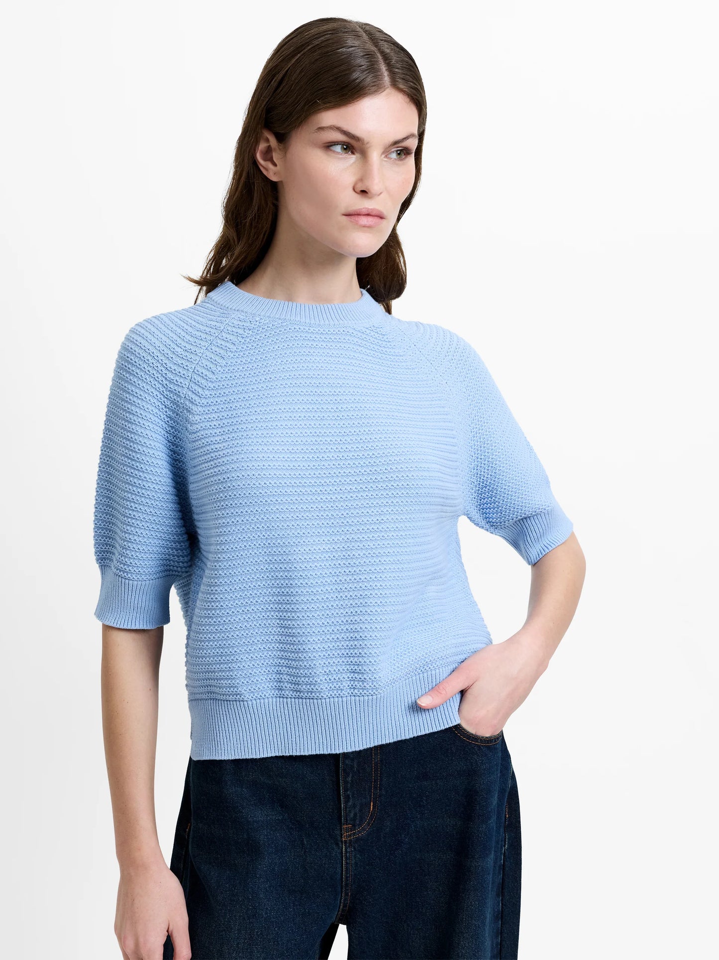 French Connection Lily Mozart Knit-Blue