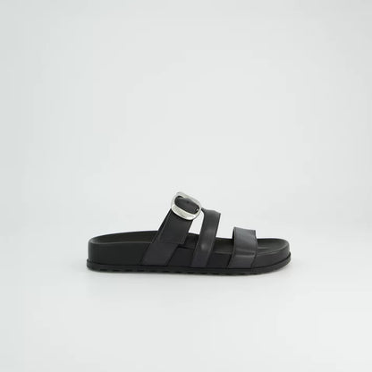 Paul Green Mules Soft Calf Black