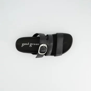 Paul Green Mules Soft Calf Black