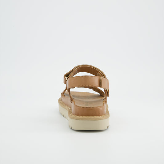 Paul Green Soft Calf Alpaca Sandal - Brown