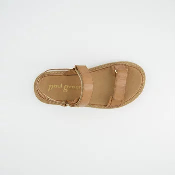 Paul Green Soft Calf Alpaca Sandal - Brown