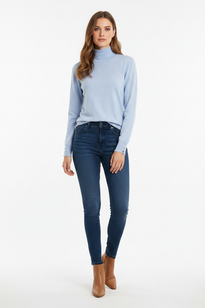 HV Polo Lynda Pullover Light Blue