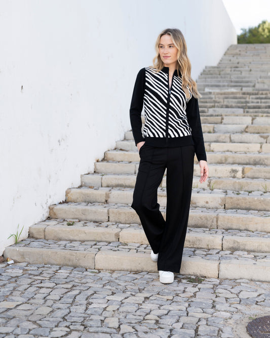 Marble Cardigan 8034 Black