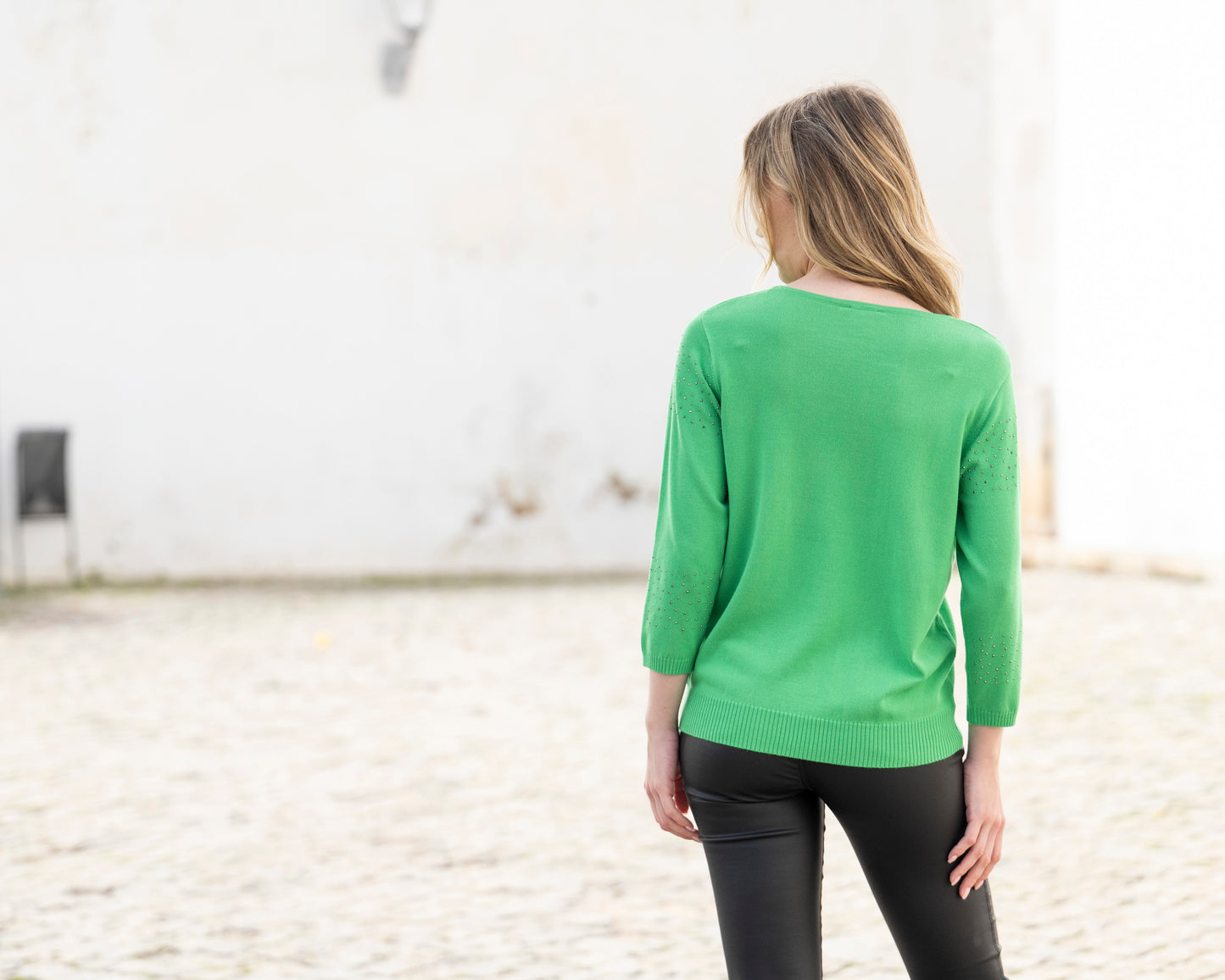 Marble Sweater 8052 Green