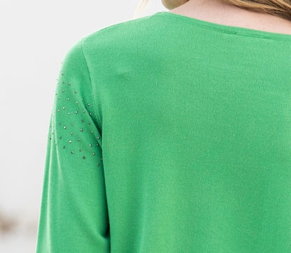 Marble Sweater 8052 Green