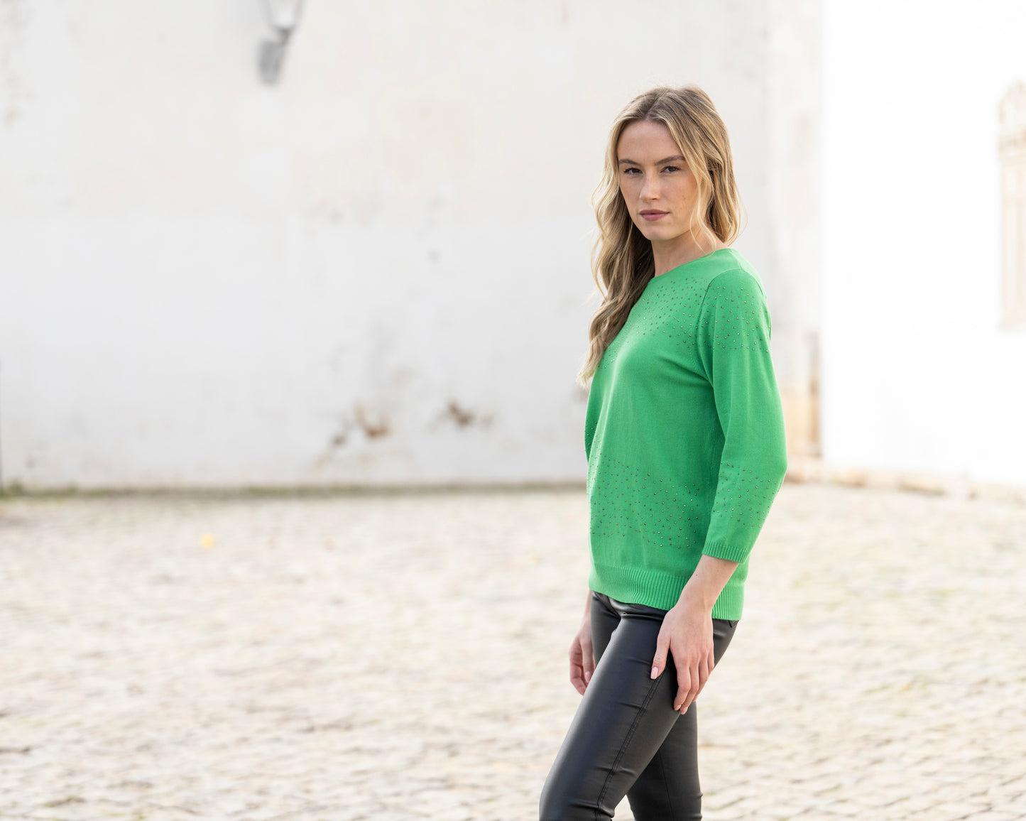 Marble Sweater 8052 Green