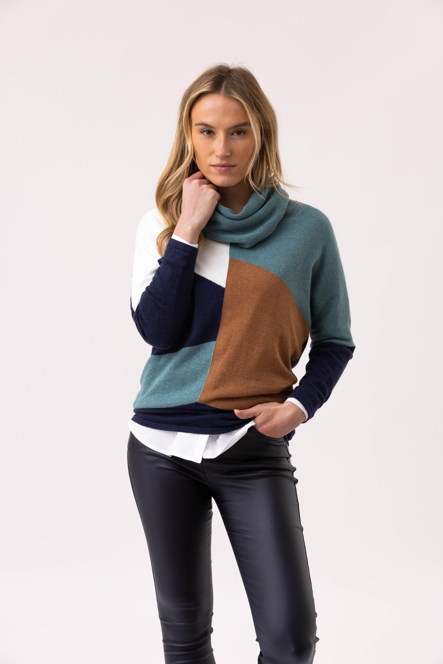 Marble Sweater 8071 Sea Foam