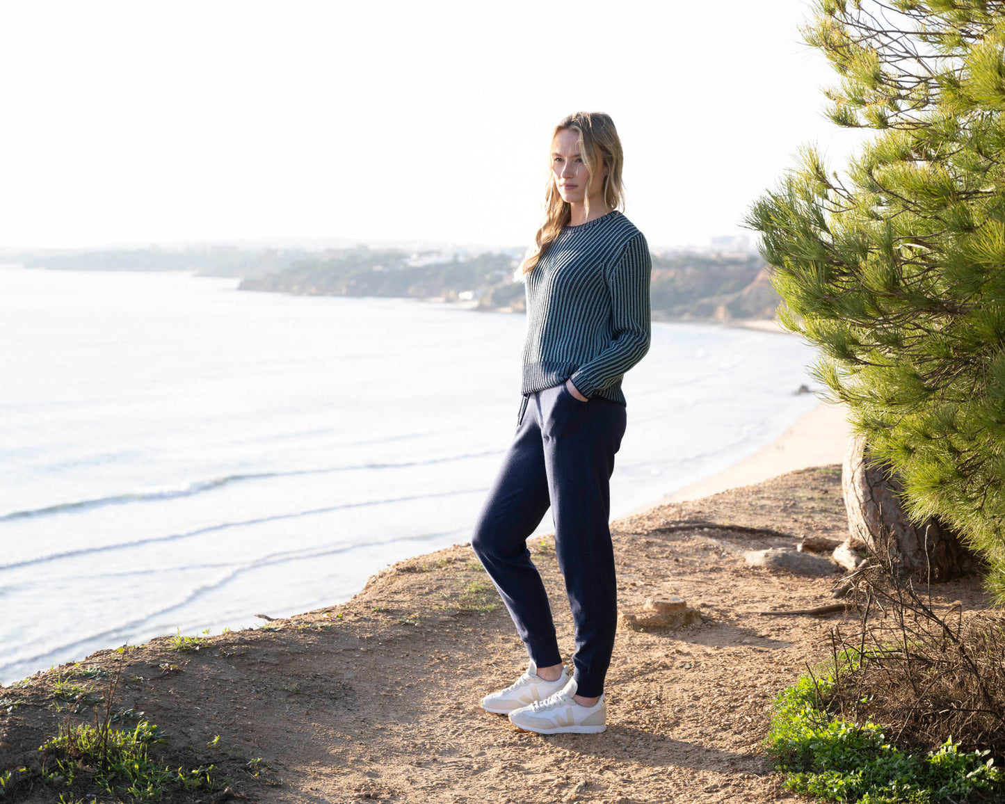 Marble Sweater 8100 Sea Foam