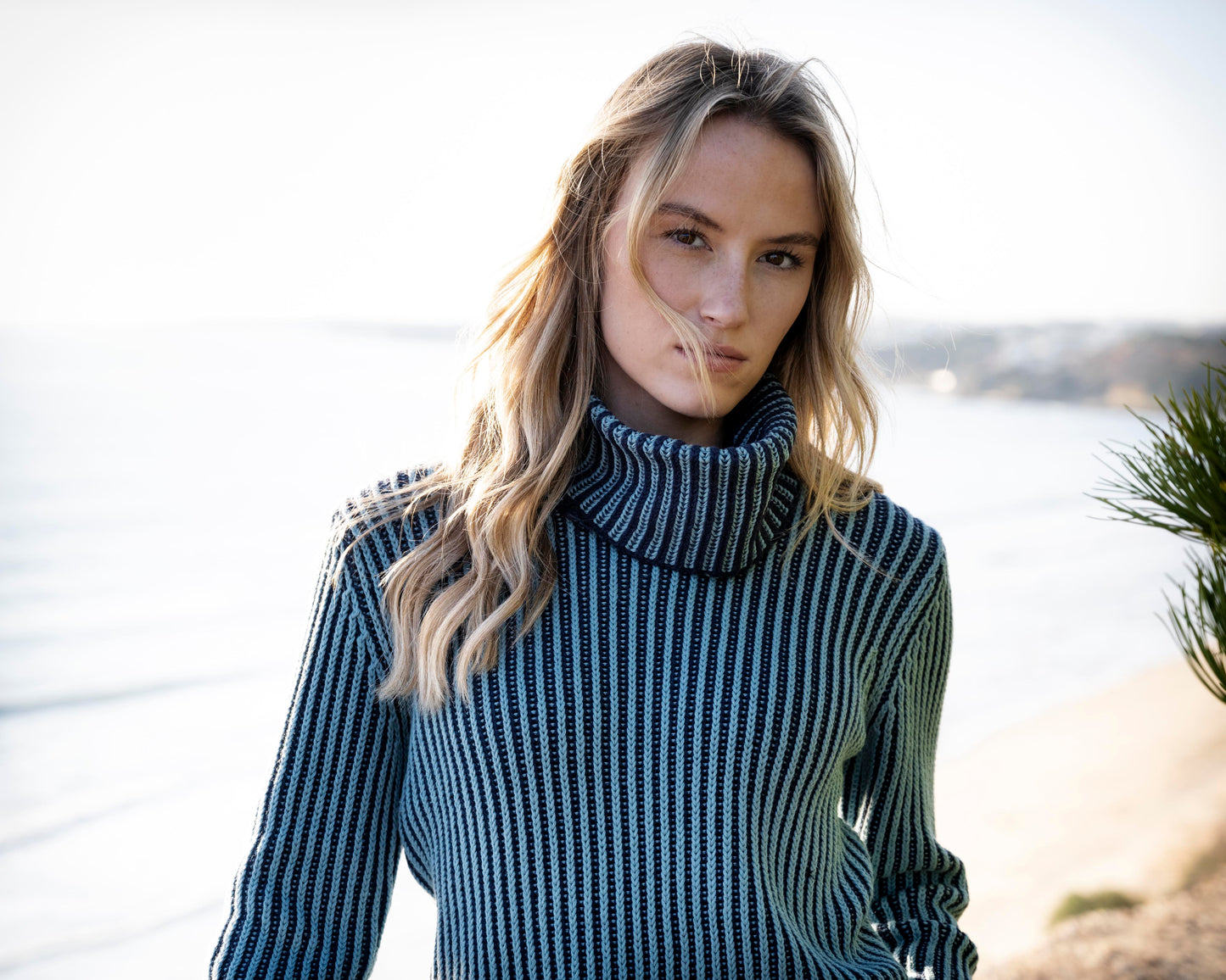 Marble Sweater 8100 Sea Foam