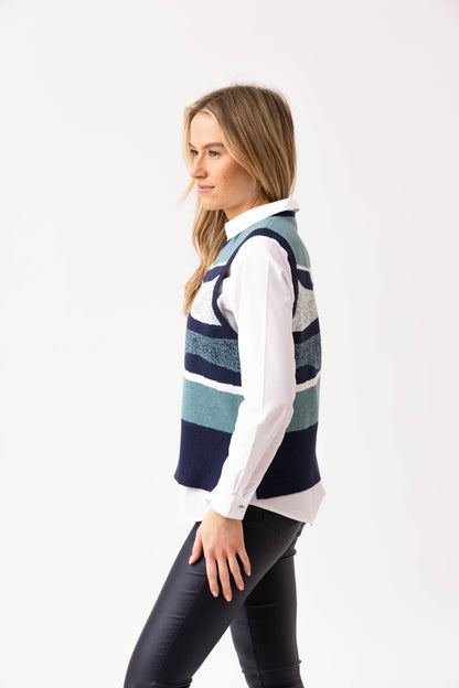Marble Vest Top 8107 Sea Foam