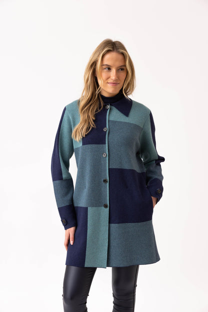 Marble Cardigan 8110 Sea Foam